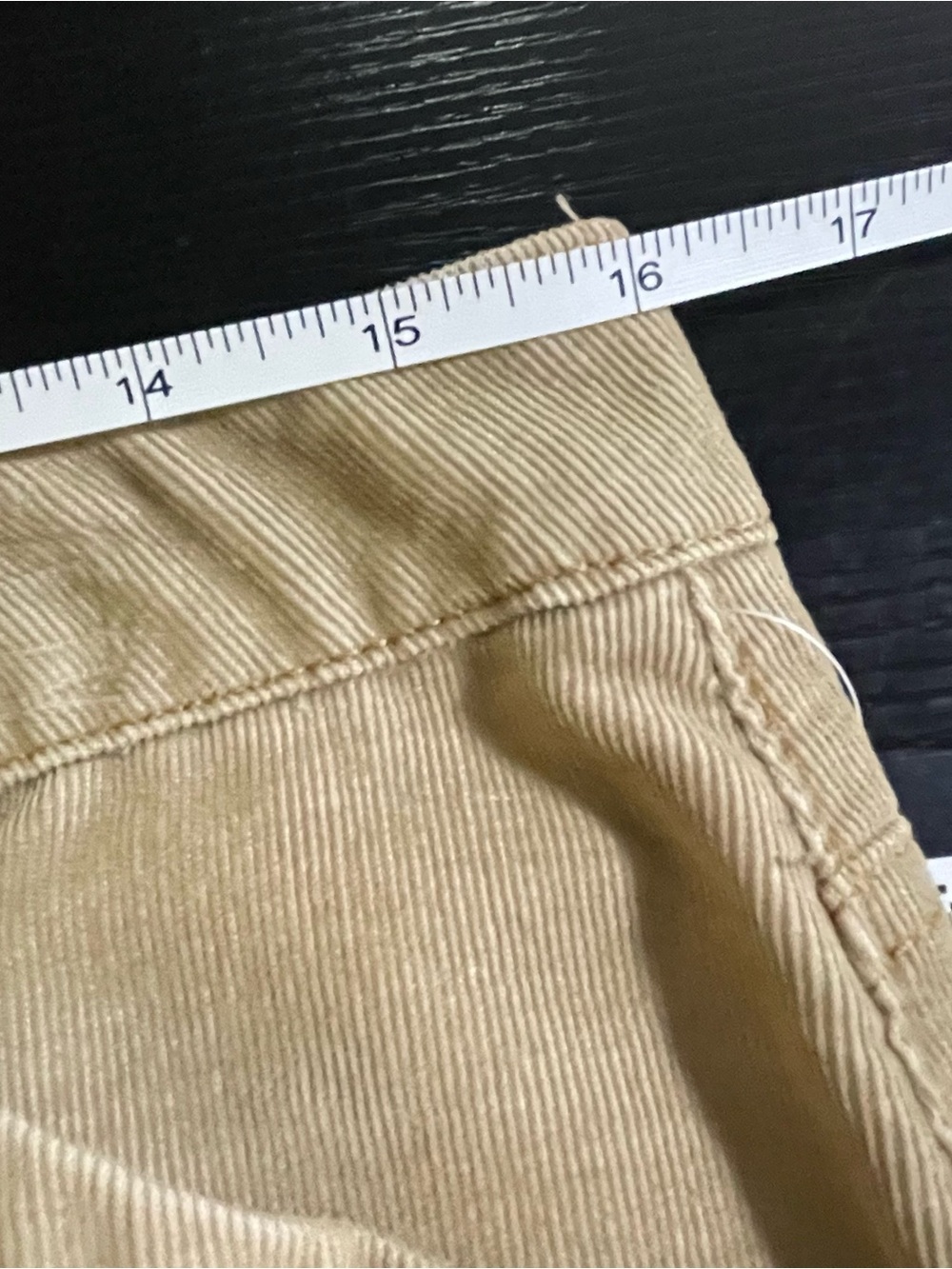 Duck Head Corduroy Mini Skirt Womens 7 Tan Good Vintage Y2K Embroidered Pockets - Picture 8 of 10